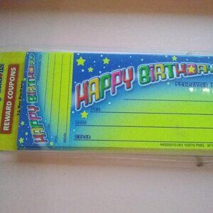 Learning Lessons Happy Birthday Reward Coupons 24 per pack